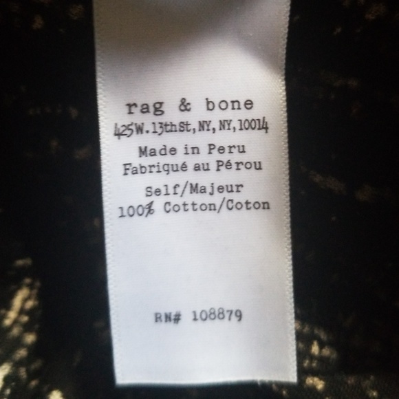 Rag & bones  T- Shirt.  S  (3) - Picture 4 of 5